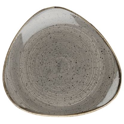 Picture of Churchill Stonecast Lotus Plate 10" Peppercorn Grey (Case Of 12)