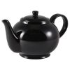 Picture of Genware Porcelain Black Teapot 15.75oz (6)