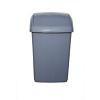 Picture of Whitefurze Swing Top Bin 50l 38x67x34cm Silver