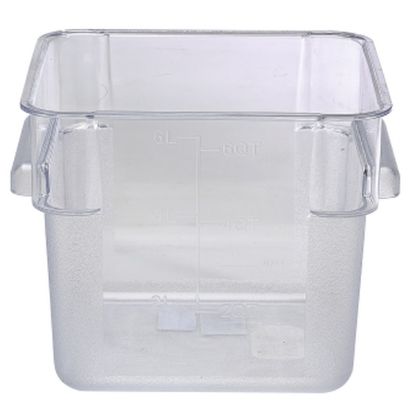 Picture of Polycarbonate 5.7ltr Square Food Storage Container With Etched Measurements