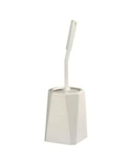Picture of TOILET BRUSH AND HOLDER CLOSED WHITE