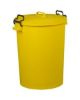 Picture of Food Grade Bin With Lid 110ltr Yellow