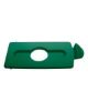 Picture of Rubbermaid Slim Jim Recycling Centre - Bottle Cans Lid - Green