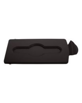 Picture of Rubbermaid Slim Jim Recycling Centre - Closed Lid - Brown