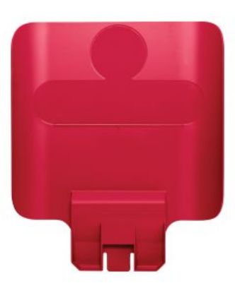 Picture of Rubbermaid Slim Jim Recycling Centre Billboard - Red