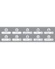 Picture of Rubbermaid Slim Jim Recycling Centre Label Kit10 Stickers Of Each Type