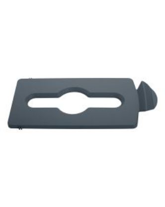 Picture of Rubbermaid Slim Jim Recycling Centre Mixed Recycling Lid - Grey