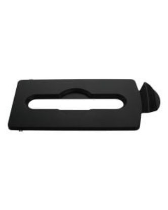 Picture of Rubbermaid Slim Jim Recycling Centre Paper Slot Lid - Black