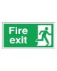 Picture of Final Fire Exit Sign 150x300 S/A