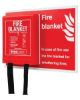 Picture of Fire Blanket & Shadow Board Incl Blanket 250mm X 350mm