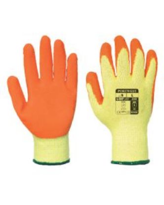 Picture of Fortis Grip Glove Yellow/Orange Size 8/M