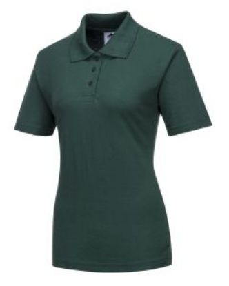 Picture of Ladies Naples Polo Shirt Bottle Green Size 2XL