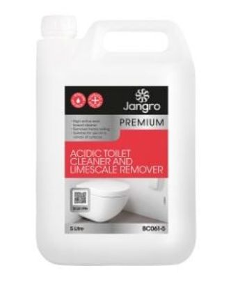 Picture of JANGRO PREMIUM ACIDIC TOILET CLEANER & LIMESCALE REMOVER 5 L (CASE OF 2) **DG**