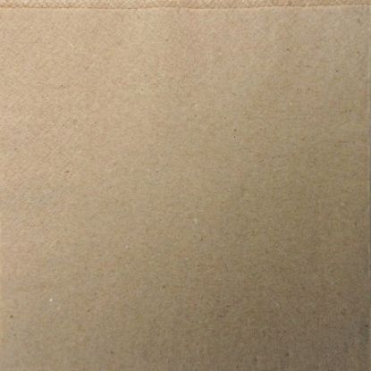 Picture of Napkin Lunch 32cm X 32cm 8 Fold Kraft Brown 2 Ply (Pack Of 100)