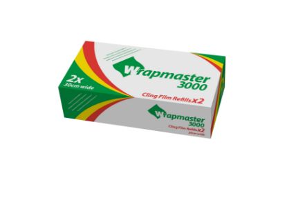 Picture of Wrapmaster Cling Film 30cm 500mtr (Pack Of 2)