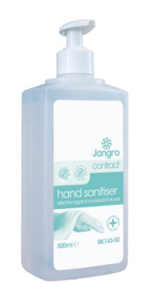 Picture of Jangro Contract Alcohol Gel Pump Bottle 450ml