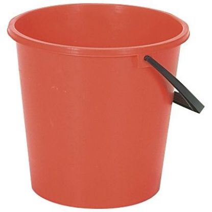 Picture of Round Bucket 2 Gallon 7.5ll Red