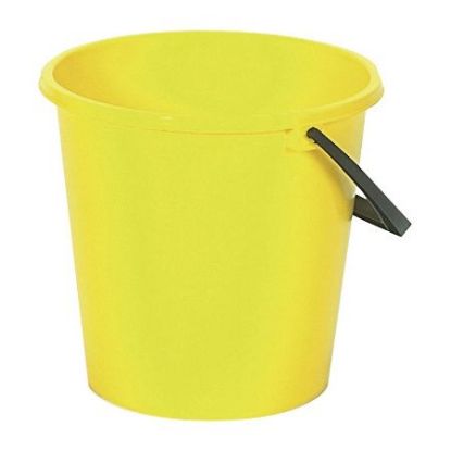 Picture of Round Bucket 2 Gallon 7.5l Yellow