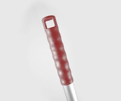 Picture of Aluminium Handle With Colour Grip 1270mm Red