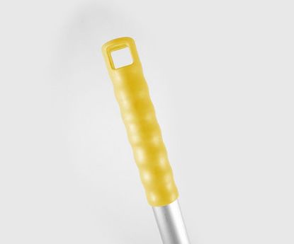 Picture of Aluminium Handle With Colour Grip 1270mm Yellow