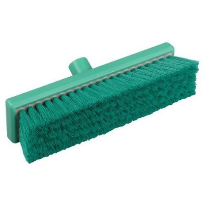 Picture of Hygiene Flat Sweeping Broom Soft 300mm Green