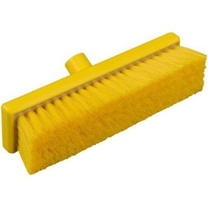 Picture of Hygiene Flat Sweeping Broom Soft 300mm Yellow