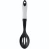 Picture of Soft Grip Slotted Spoon Black  *s