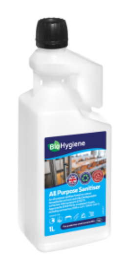 Picture of BIO HYGIENE ALL PURPOSE CONC. FRAGRANCED SANITISER 1LTR