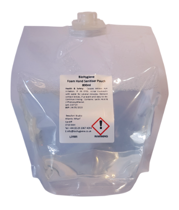 Picture of Bio Hygiene Hand Sanitiser Alcohol Free 800ml (Single)