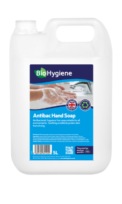 Picture of Bio Hygiene Antibac Hand Soap White Unfragranced 5ltr