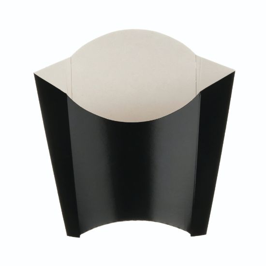 Picture of Black Folded Board Chip Scoop Medium (Pack Of 250)