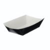 Picture of Black Folded Board Meal Tray 43x85x192mm (Pack Of 125)