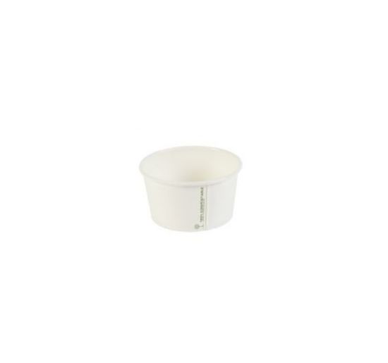 Picture of Compostable Kraft White Soup Container 16oz (Case Of 500)