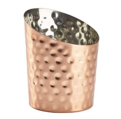 Picture of Copper Angled Cone Hammered 9.5x11.6cm