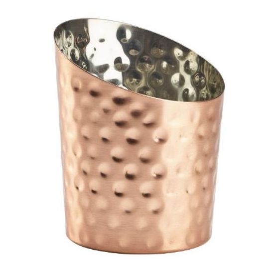 Picture of Copper Angled Cone Hammered 9.5x11.6cm