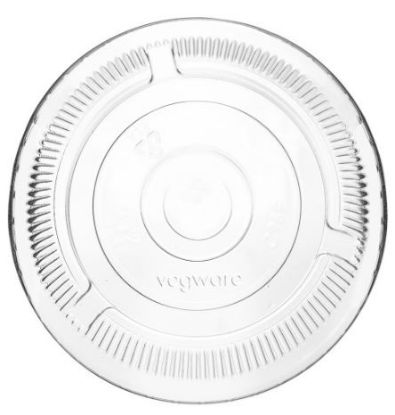 Picture of Vegware PLA Flat Lid Straw Slot 96 Series (Pack Of 50)