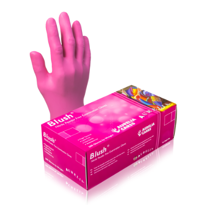 Picture of Aurelia Blush Pink Nitrile Gloves - Small (200)