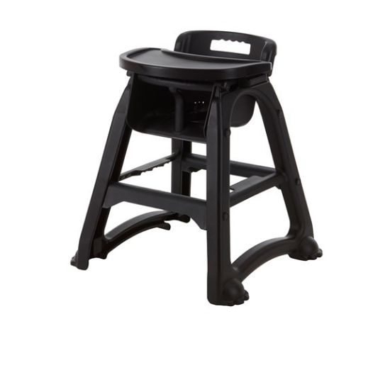 Picture of Genware Black Pp High Chair Tray