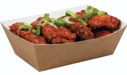 Picture of Kraft Open Tray Small 124/100 X 87/63 X 42mm (Case of 500)