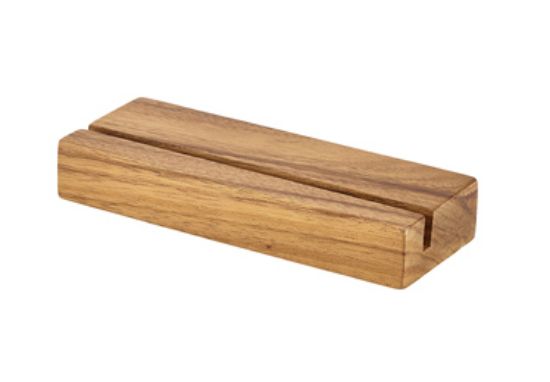 Picture of Acacia Wood Menu Stand 20 X 3.2 X 7.5cm