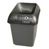 Picture of 30ltr Recycling Bin Complete With Lid For Batteries