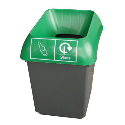 Picture of 30ltr Recycling Bin Complete With Lid For Glass 