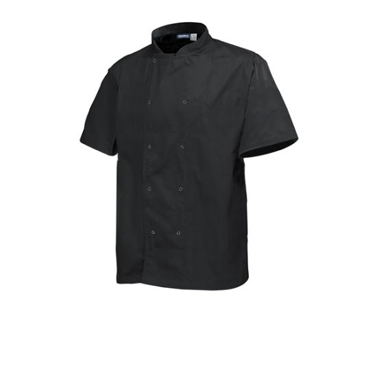 Picture of Basic Stud Jacket (Short Sleeve) White S Size