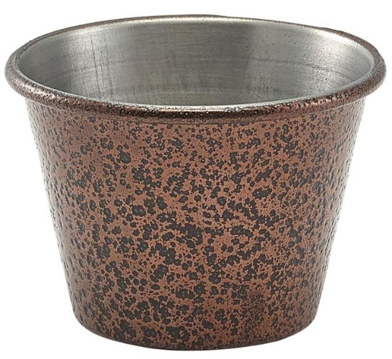 Picture of 2.5oz Stainless Steel Ramekin Hammered Copper (24)