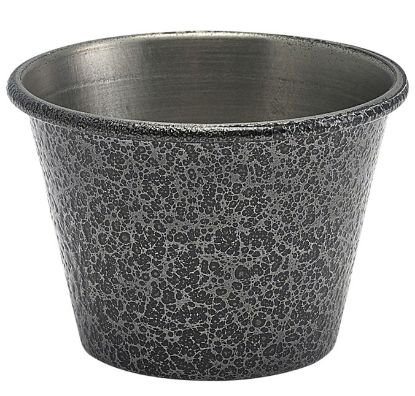 Picture of 2.5oz Stainless Steel Ramekin Hammered Silver (24)
