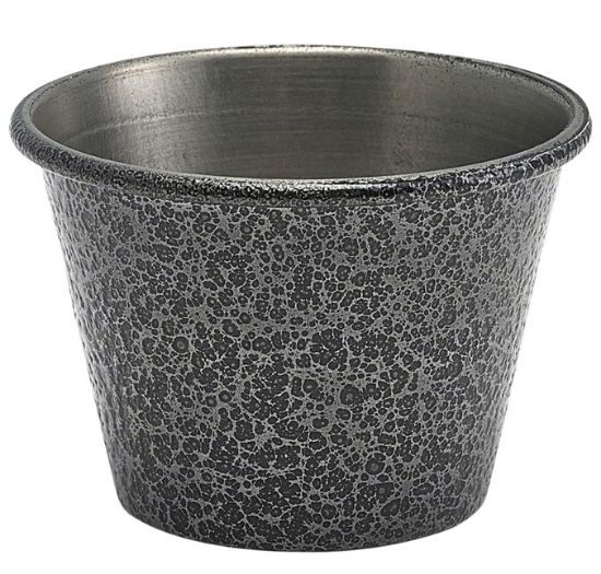 Picture of 2.5oz Stainless Steel Ramekin Hammered Silver (24)