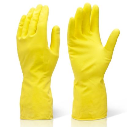 Picture of Rubber Gloves XXL Yellow X 1 *p