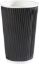 Picture of Black Ripple Wrap Hot Cup 16oz (Pack of 25)