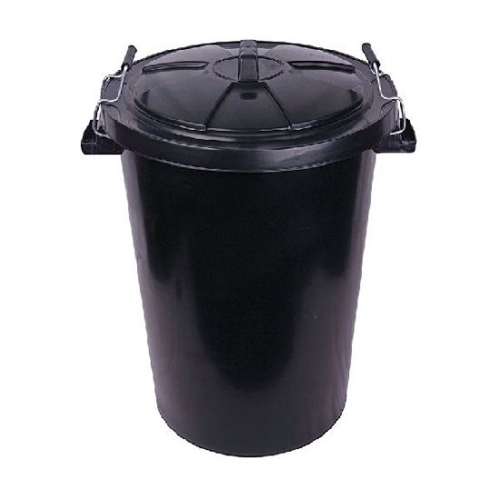 Picture of 36ltr Sackholder Fire Proof Metal Body & Metal Yellow Lid With Plastic Base