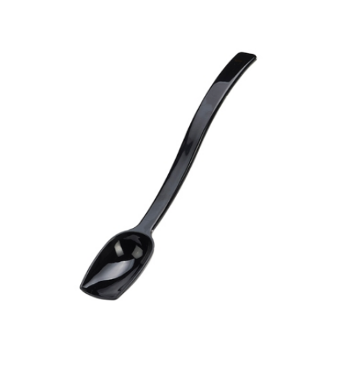 Picture of Solid Black Salad Spoon 10" Long